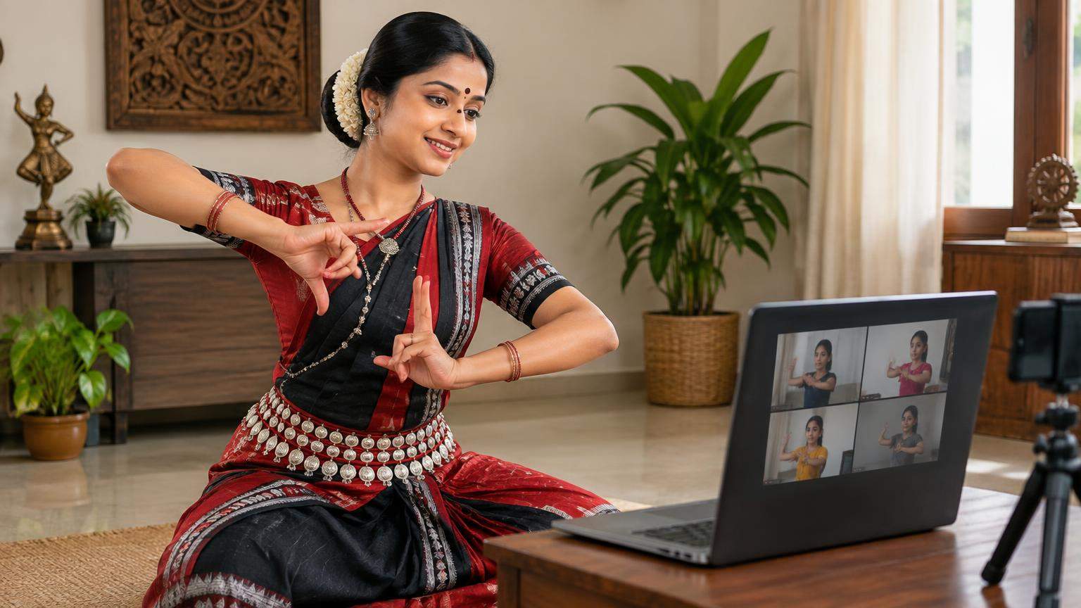 AI editorial illustration: How to Start Online Odia Dance Classes: A Step‑by‑Step Guide for India (featured)
