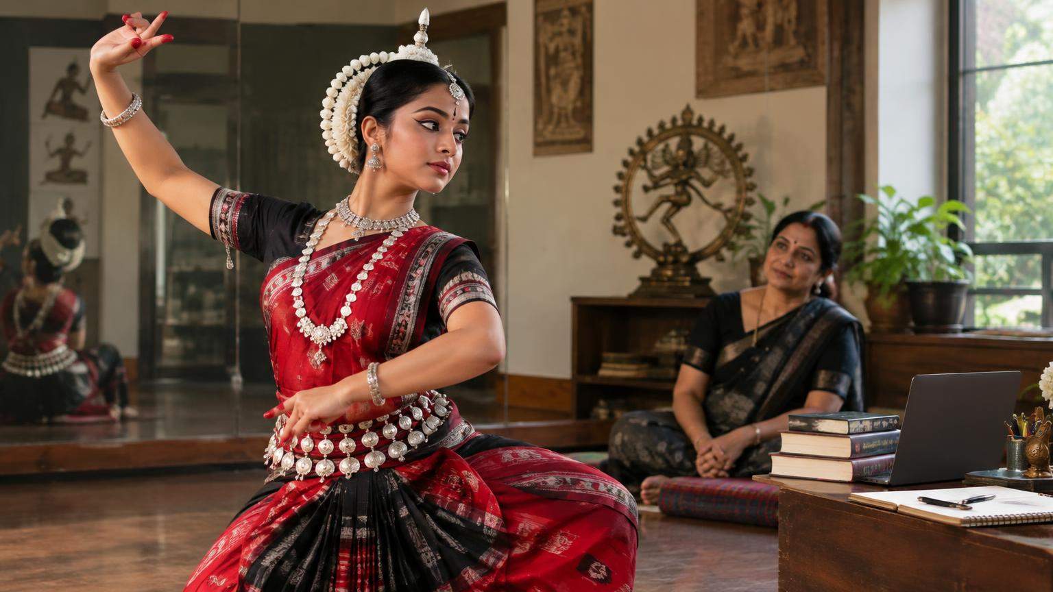 AI editorial illustration: Odissi Dance Career Guide 2026: Real Income Paths, Costs & Roadmap (featured)